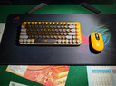 羅技（Logitech）時(shí)尚系列 POP MOUSE無線鼠標(biāo) 藍(lán)牙鼠標(biāo) 辦公鼠標(biāo)-熱力黃 曬單實(shí)拍圖