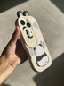 素洛適用蘋果16promax推窗熊貓背影手機殼iphone15pro高級感13pro女可愛卡通12全包防摔硅膠軟套保護殼 白框推窗-熊貓背影 iPhone 16 pro 曬單實拍圖
