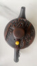 手工紫陶茶壺紫陶鳳鳴壺云南建水龍鳳漢瓦紫砂壺可提轉(zhuǎn)飛機泡茶壺 紫陶滿雕龍鳳漢瓦壺 310ml 曬單實拍圖