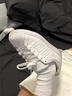 貝殼頭運動(dòng)休閑鞋男小白鞋女2025春夏季新款黑武士貝殼鞋黑色板鞋 純白色 37 曬單實(shí)拍圖