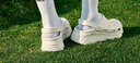 斯凱奇（Skechers）洞洞鞋女士夏季涼拖鞋泡泡鞋透氣厚底增高外穿沙灘鞋踩屎感 曬單實(shí)拍圖