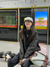 GUUKA TECH女裝外套女款飛行員夾克秋冬季休閑風(fēng)衣寬松25新款小個(gè)子連帽上衣 黑色 M 曬單實(shí)拍圖