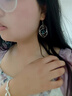 CAROMAY圈圈時(shí)尚耳環(huán)女夸張長(zhǎng)款耳墜輕奢耳飾品情人節(jié)禮物送女友老婆生日 圈圈時(shí)尚耳環(huán) 曬單實(shí)拍圖