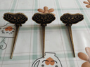 銅匠師中式掛鉤牌匾托釘十字繡畫(huà)框底托黃銅匾額鏈條實(shí)心掛畫(huà)掛鉤墻釘子 【T1909】中號古銅色 曬單實(shí)拍圖