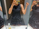 安德瑪【運動T恤】女子春夏新款CoolSwitch訓(xùn)練健身跑步透氣短袖1373399 黑色1373399-001 M 曬單實拍圖