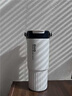 eno英國ENO保溫杯大容量吸管咖啡杯外出攜帶2026新款定制水杯男生款 弦月白 陶瓷層內膽 630ML 曬單實(shí)拍圖