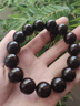 宏宇呈祥印度小葉紫檀手串1.5規格老料金星佛珠手鏈男女一物一拍 一物一拍，按編號下單 曬單實(shí)拍圖
