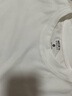 VHLK輕奢潮牌女裝圓領T恤女2025新款修身上衣棉中領短袖打底內(nèi)搭t恤 米白色 2XL 120-135斤 曬單實拍圖