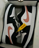 Jordan男子休閑鞋喬丹AJ1 JORDAN 1運(yùn)動(dòng)鞋 553558-165黑粉/黑白40.5 曬單實(shí)拍圖