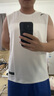 安踏（ANTA）速干背心丨男透氣運(yùn)動(dòng)跑步2025夏季健身無袖上衣晨練服籃球坎肩 【健身升級(jí)款】純凈白-3 XL (180) 建議150-160斤 曬單實(shí)拍圖