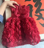 洛留云寶寶周歲禮服女童連衣裙夏季新款兒童衣服0-1歲網(wǎng)紗蝴蝶結(jié)公主裙2 酒紅色周歲禮服女寶寶 80 建議0-1歲 體重10-20斤 曬單實(shí)拍圖
