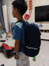 卡拉羊【蔣勤勤代言】書(shū)包小學(xué)生1-3-6年級五維減負防下墜兒童書(shū)包男女 【18L】藏青 曬單實(shí)拍圖