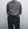 Massimo Dutti折扣升級(jí)2025男裝休閑通勤風(fēng)簡(jiǎn)約素色高領(lǐng)針織衫00951349 藍(lán)灰色 M 尺碼偏小 曬單實(shí)拍圖