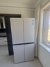 美的（Midea）首創(chuàng)45cm超薄嵌入餐邊柜家用客廳冰箱左餐右廚大容量底部散熱十字四開門國家補(bǔ)貼BCD-427WUSGPZM 曬單實拍圖