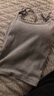 SecretWorld吊帶背心女免穿文胸一體式薄款美背春夏外穿內(nèi)搭上衣無袖新款辣妹 麻灰【V字美背】 M 【90-110斤】 曬單實(shí)拍圖