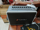 山水（SANSUI） G9戶外手提k歌音響帶藍牙桌面迷你便攜式低音炮帶氛圍燈音升降調(diào)大功率樂器音箱話筒專業(yè)設備 G9+雙話筒【12喇叭】 曬單實拍圖
