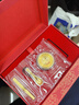 中國黃金（CHINA GOLD）黃金碗筷三件套999足金嬰兒寶寶滿月周歲禮物新生兒見面禮紀(jì)念品 京速達(dá)-寶寶周歲禮-約1g 曬單實(shí)拍圖