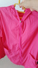 皮爾卡丹（pierre cardin）寬松防曬衣女短款2024夏季新款韓版防曬服防紫外線(xiàn)薄款外套 玫紅色 5XL:建議170-190斤 曬單實(shí)拍圖
