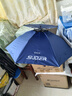 漁之源傘帽頭戴式小雨傘釣魚傘帽子采茶遮陽防曬防雨雙層黑膠橡膠 曬單實(shí)拍圖