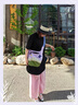 幻走（MOVEUP）2025春季新款.FUN系列假兩件繡花開(kāi)叉設(shè)計(jì)針織連衣裙 夜黑 L 曬單實(shí)拍圖