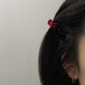 悅述黃金耳環(huán)女足金999素圈圓圈耳圈養(yǎng)耳朵耳飾七夕情人節(jié)禮物送女友 一只/小號，直徑1cm約0.2g，光圈耳環(huán) 曬單實拍圖