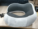 JCZS德國品牌u型枕記憶棉護頸枕脖枕長(cháng)途飛機脖子靠枕午睡枕學(xué)生 灰色【可拆洗】耳塞收納袋 曬單實(shí)拍圖