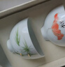 蘇氏陶瓷（SUSHI CERAMICS）功夫茶杯手繪百花陶瓷個(gè)人杯子薄胎瓷主人杯J0144 曬單實(shí)拍圖
