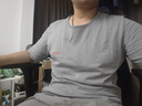 HUGO雨果【七夕節禮物】【打底T恤三件套】男士春夏棉質(zhì)徽標短袖T恤 307-深綠色 L 曬單實(shí)拍圖