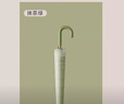 【彎柄24骨】防水套雨傘男大號雙人長柄傘自動女結(jié)實抗風(fēng)暴加大 抹茶綠【自動24骨-防水套-彎柄】 曬單實拍圖