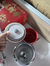哈爾斯悶燜燒杯壺保溫桶飯盒不銹鋼粥湯燜燒罐316不銹鋼上班族帶飯桶 【316-贈餐勺】紅色圓點800mL 曬單實拍圖