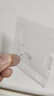 小兔子耳釘女可愛(ài)學(xué)生耳環(huán)有耳洞氣質(zhì)耳飾品 折疊蝴蝶銀色 曬單實(shí)拍圖