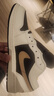 Jordan男休閑鞋 反轉(zhuǎn)熊貓  喬丹AJ1JORDAN 1運動鞋IH0649-021黑金42.5 曬單實拍圖