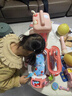 美博森兒童多功能電動(dòng)魚竿釣魚玩具男女孩早教寶寶1至3-6歲生日禮物 【粉】企鵝滑梯釣魚臺(tái)套裝【電池 曬單實(shí)拍圖