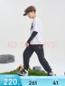 NIKE3BRAND 耐克童裝男女童純棉長袖T恤+長褲2件套秋季長T套裝 曬單實拍圖
