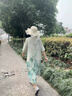 恒源祥（HYX）中年洋氣夏裝連衣裙2025新款品牌老年貴太太女士夏季氣質(zhì)減齡裙子 淺綠色 XL 【90-115斤】 曬單實拍圖
