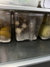 佳幫手冰箱收納盒食品級(jí)冰箱水果蔬菜雞蛋保鮮盒帶把手分裝盒 大號(hào)3只裝 曬單實(shí)拍圖