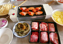 游牧御品 烤肉食材套餐1.6斤2-3人份 6種食材宮格裝 牛肉豬肉生鮮 曬單實(shí)拍圖