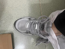 環(huán)球運動(dòng)鞋女2025新款甜酷街頭中厚底休閑透氣網(wǎng)面老爹鞋  銀黑 38 曬單實(shí)拍圖