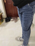 以純（YISHion）牛仔褲男士高端男褲子修身直筒夏季薄款2025新款美式潮牌彈力 7610藍(lán)灰 38 腰圍二尺九 曬單實(shí)拍圖