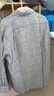 無印良品（MUJI）男式 漢麻水洗 長(zhǎng)袖襯衫 男士襯衣外套上衣男款夏季 男裝AC218A5S 藏青色條紋 L (175/100A) 曬單實(shí)拍圖