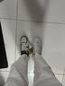 亞瑟士ASICS網(wǎng)面跑鞋百搭男鞋緩震運動鞋透氣跑步鞋 GEL-CONTEND 4 白色/銀色 41.5 曬單實拍圖