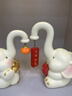 寂皇創(chuàng  )意情侶大象擺件家居客廳婚房布置裝飾品結婚訂婚送閨蜜新人禮物 吉祥如意情侶大象擺件【禮盒裝】 曬單實(shí)拍圖