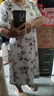 啄木鳥連衣裙短袖夏季新款印花2025洋氣過膝裙子高端女神氣質(zhì)時尚中長款 3號 中長款 有彈性 不起球 2XL 115-125斤 曬單實拍圖