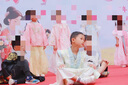 九能男童漢服兒童古裝國風古風帥氣唐裝秋季俠客小王爺國學表演出服 綠色秦明國學服 偏大 120 約適合113-123/21-25KG 曬單實拍圖