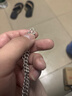 靈久久 925銀W形S形扣項(xiàng)鏈扣連接扣子手鏈DIY扣頭繩子掛鉤環(huán)素銀接頭扣 W扣 中號 曬單實(shí)拍圖