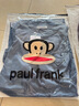 大嘴猴（paul frank）復(fù)古純棉短袖t恤男士夏季漸變百搭寬松半截五分袖上衣打底衫服裝 灰藍色 【官方正品】 3XL 【建議180-200斤】 曬單實拍圖