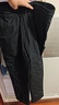 鴨鴨（YAYA）男士羽絨褲直筒加厚松緊腰彈力保暖中青年冬季新款防寒休閑褲子 黑色 2XL 185(建議150-170斤) 曬單實(shí)拍圖