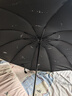 天堂 雙人晴雨傘三折 太陽(yáng)傘三折10骨加大雙人超大加固 暗玫紅 曬單實(shí)拍圖