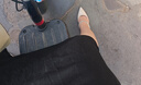 CHARLES&KEITH亮鉆一字帶尖頭高跟穆勒拖鞋七夕禮物送女友CK1-60920353 Cream奶白色 35 曬單實拍圖