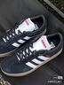 adidas T頭鞋 VL COURT復(fù)古板鞋德訓(xùn)鞋男女阿迪達(dá)斯輕運(yùn)動(dòng) 黑色/白色   43 曬單實(shí)拍圖
